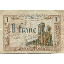 France, Reims, 1 Franc, 1920, TTB, Pirot:43-2