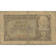 Banknote, Poland, 2 Zlote, Undated (1941), KM:100, VG(8-10)