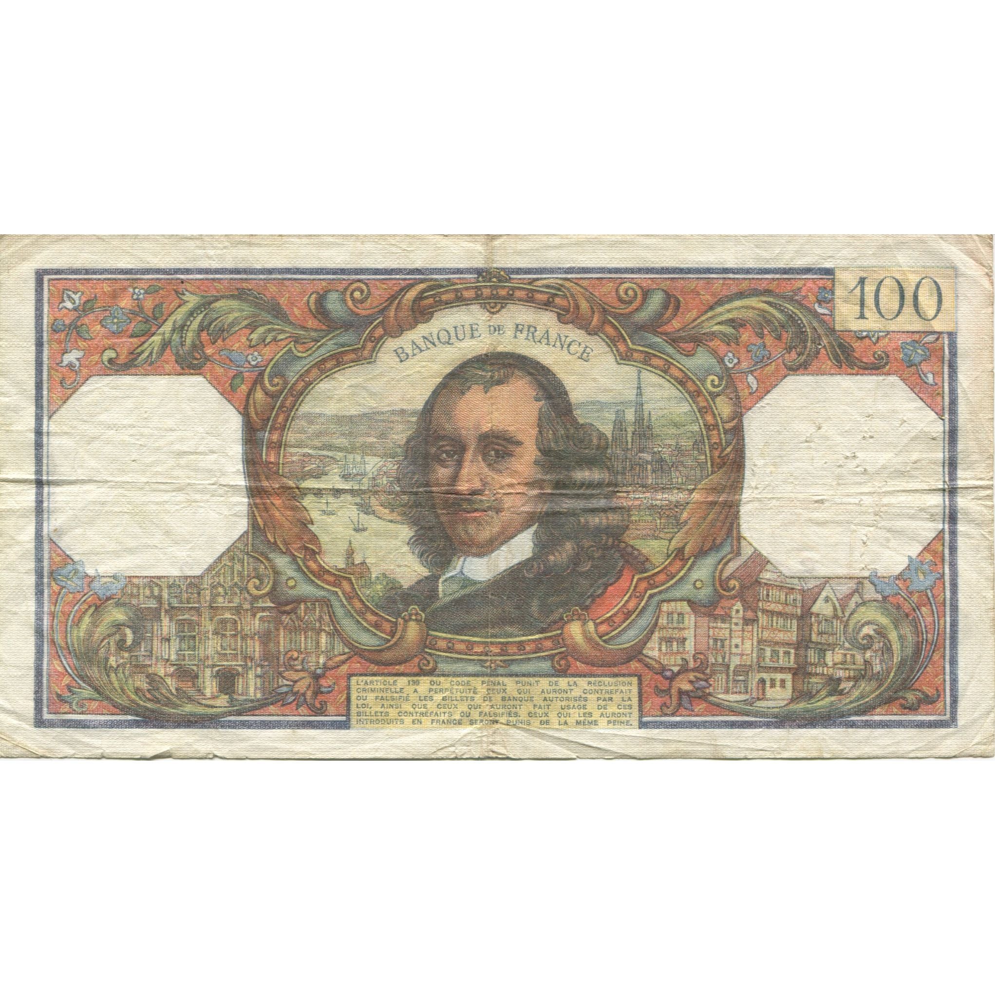 Francja, 100 Francs, Corneille, 1976, 1976-11-04, F(12-15), Fayette:65.55