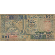 Nota, Somália, 100 Shilin = 100 Shillings, 1989, KM:35b, F(12-15)
