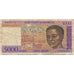 Banknote, Madagascar, 5000 Francs = 1000 Ariary, 1994, KM:78b, F(12-15)
