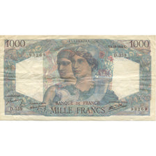 France, 1000 Francs, Minerve et Hercule, 1946, 1946-10-03, AU(50-53)