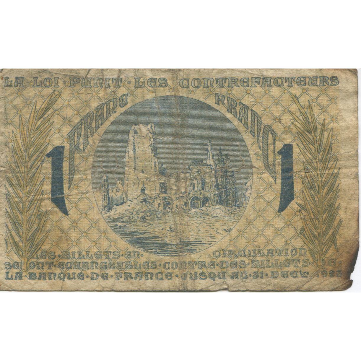 Frankreich, Arras, 1 Franc, SGE, Pirot:13-5