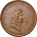 FRANCE, Politics, Society, War, Louis XIV, Medal, 1669, AU(55-58), Copper, 51,..
