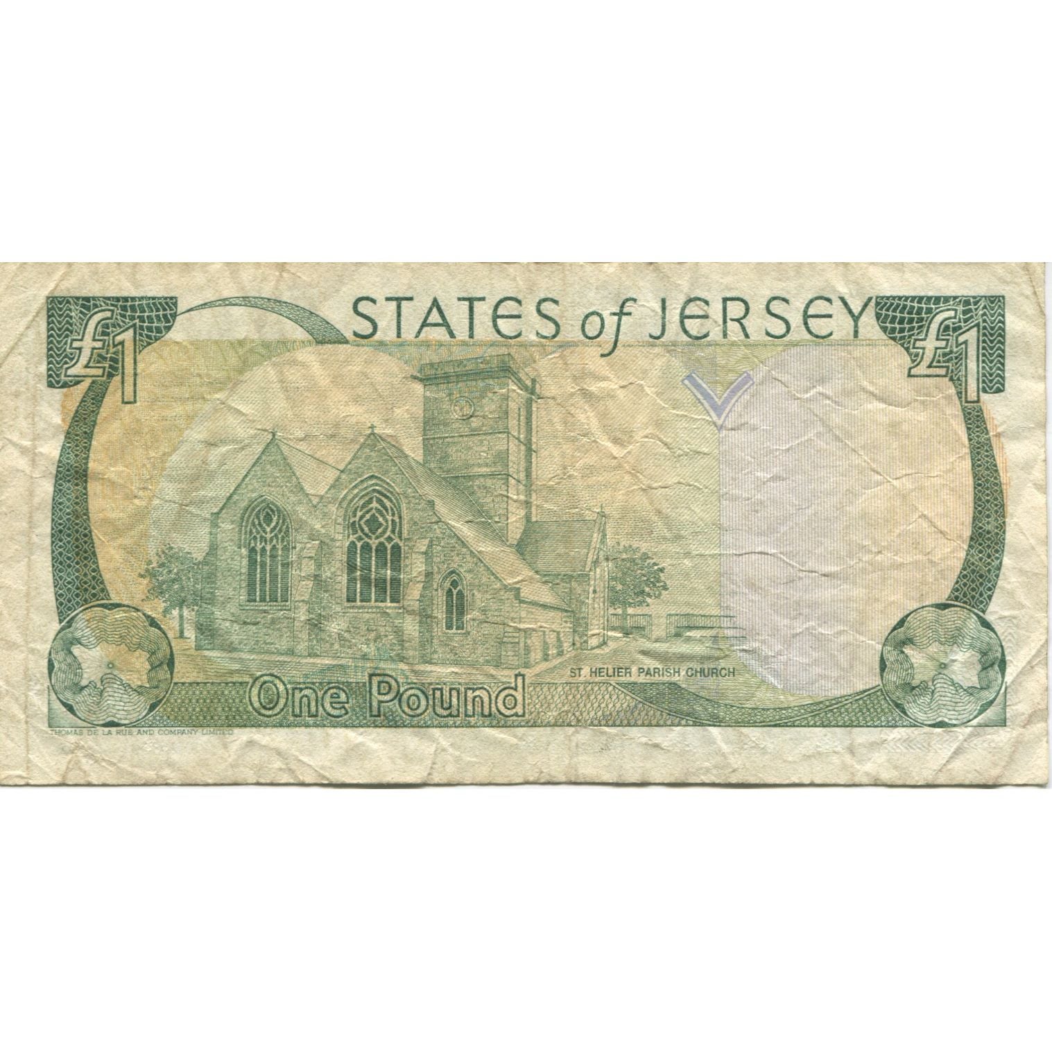 Banknote, Jersey, 1 Pound, 1989, Undated (1989), KM:15a, F(12-15)