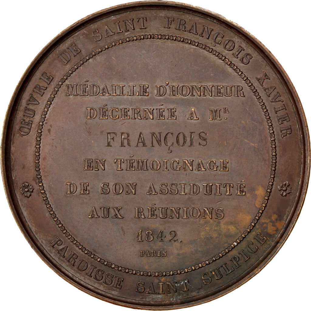 FRANCE, Religions & beliefs, Louis Philippe I, Medal, 1842, AU(55-58), Borrel,..