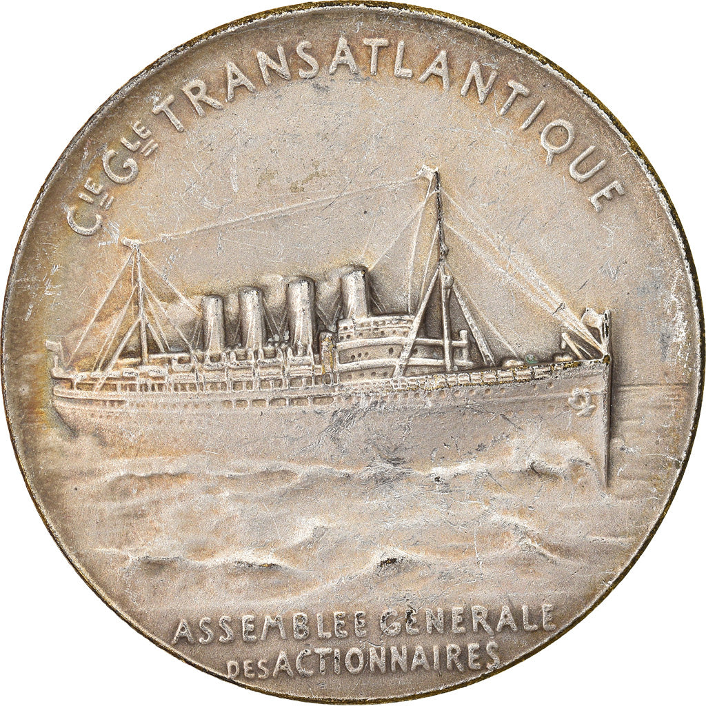 France, Medal, Compagnie Générale Transatlantique, Assemblée des