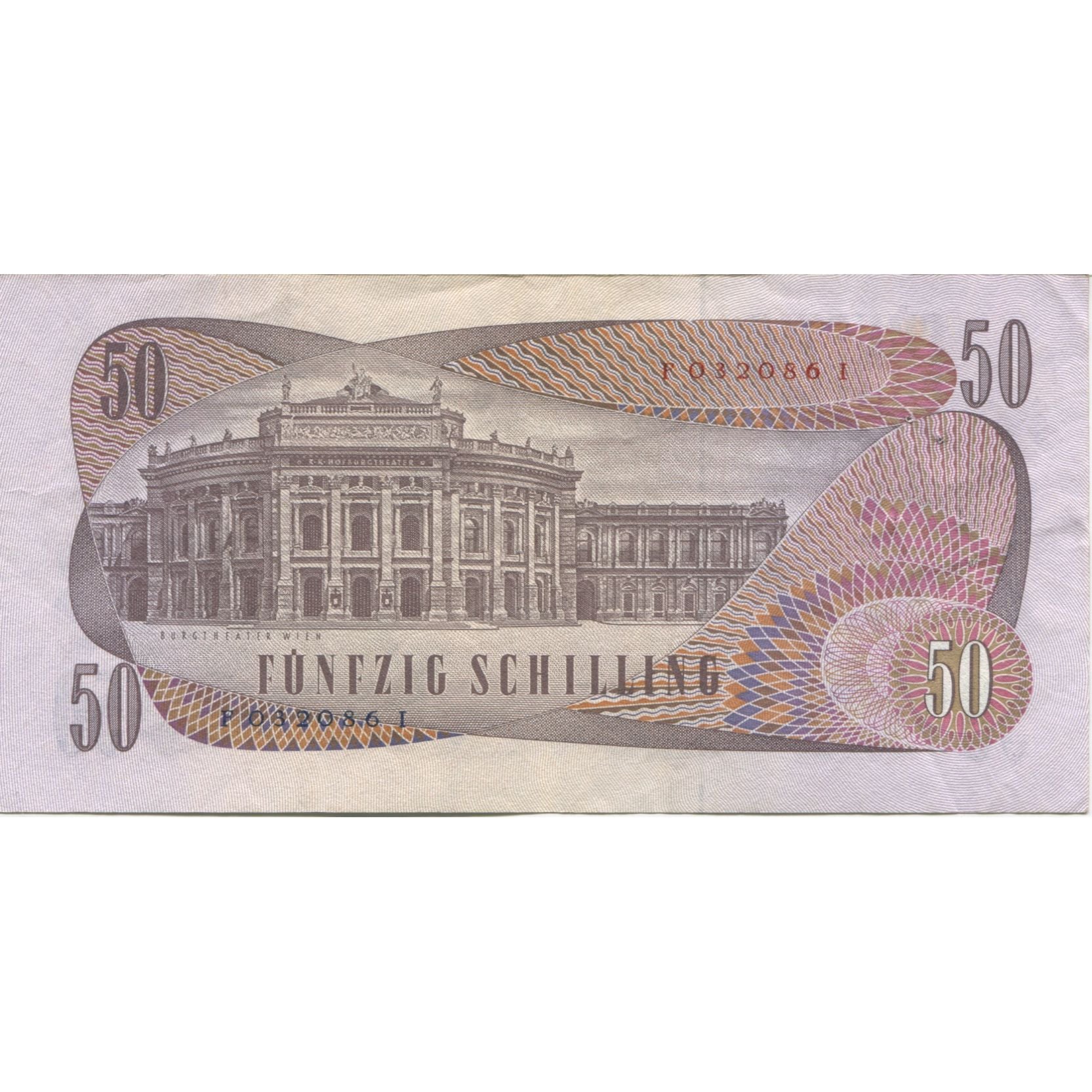 Banknote, Austria, 50 Schilling, 1970, 1922-01-02, KM:143a, UNC(63)