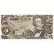 Banknote, Austria, 20 Schilling, 1967, 1967-07-02, KM:142a, UNC(63)
