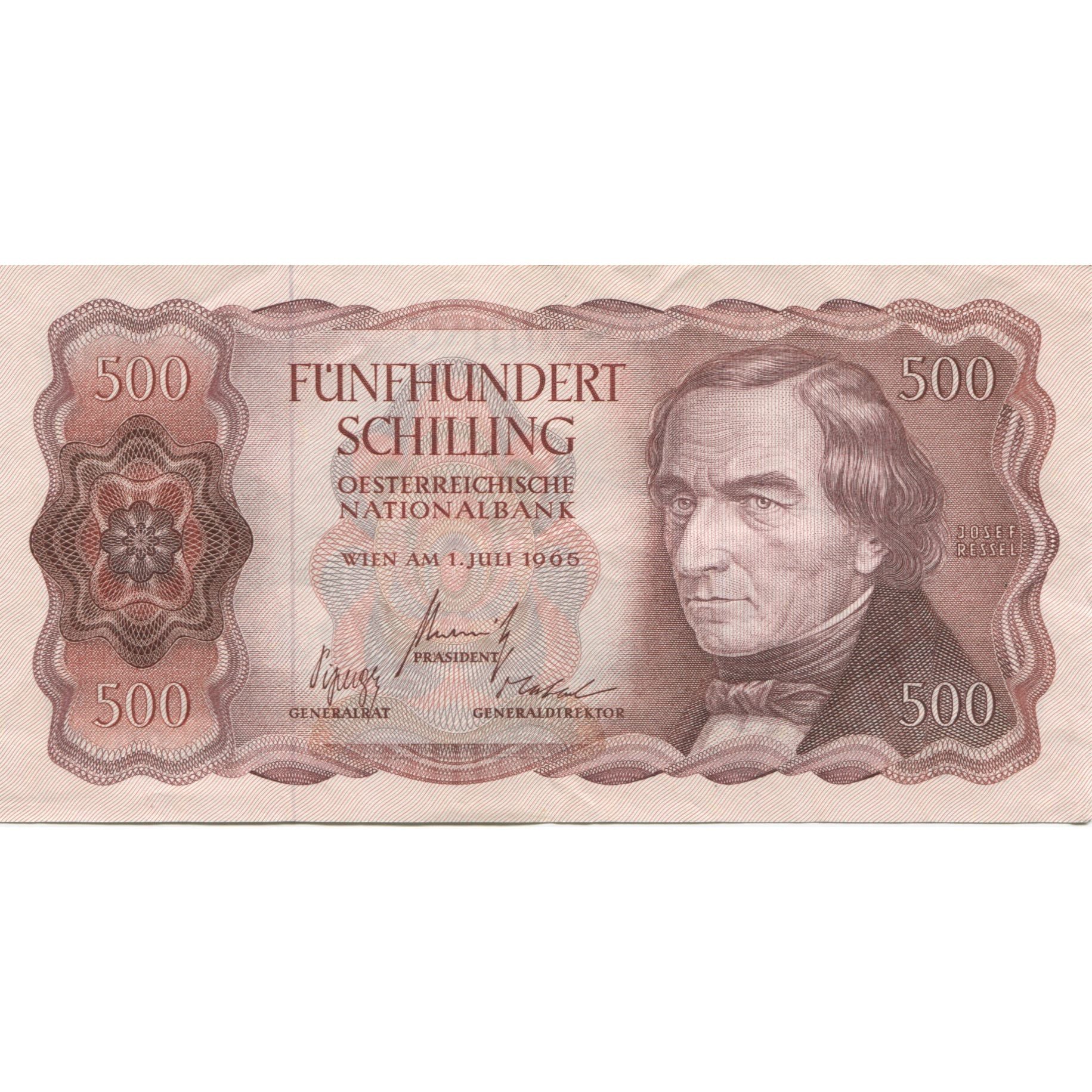 Banknote, Austria, 500 Schilling, 1965, 1965-07-01, KM:139a, AU(55-58)