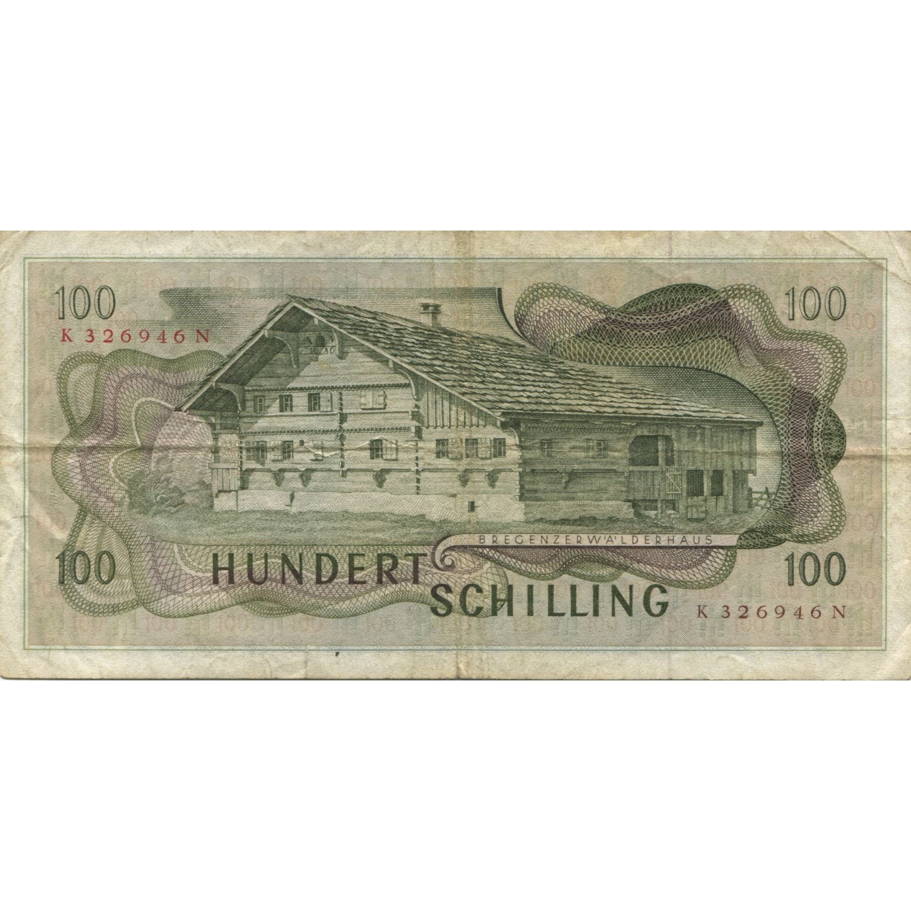 Banconote, Austria, 100 Schilling, 1969, 1969-01-02, KM:145a, MB