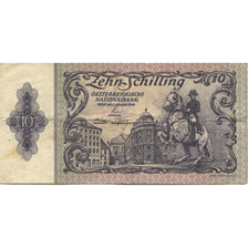 Banknote, Austria, 10 Schilling, 1950, 1950-01-02, KM:127, VF(20-25)