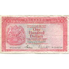Banknote, Hong Kong, 100 Dollars, 1983, 1983-03-31, KM:187d, VF(30-35)