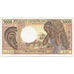 Nota, República Centro-Africana, 5000 Francs, KM:12a, AU(50-53)