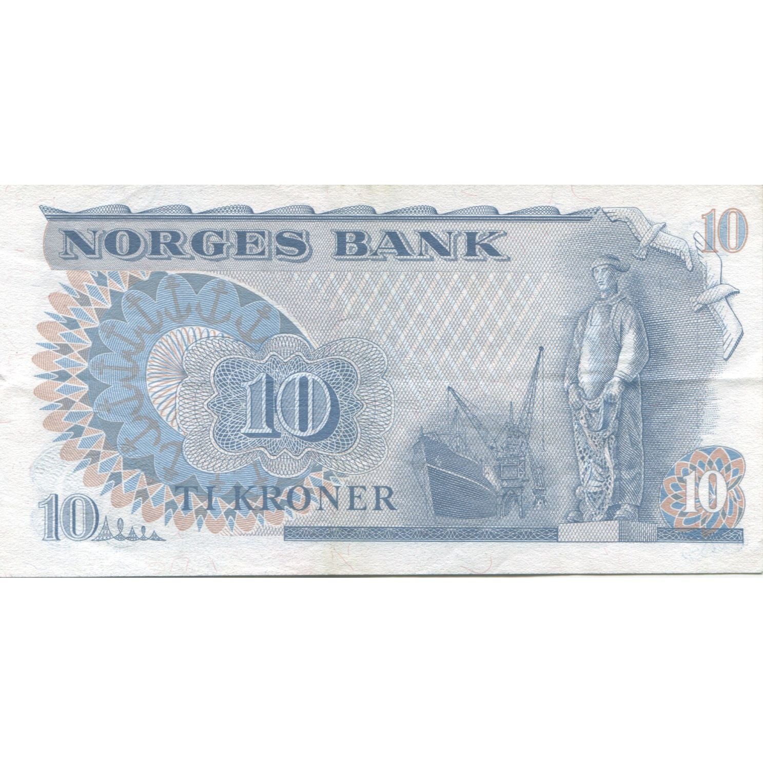 Banknote, Norway, 10 Kroner, 1983, KM:36c, UNC(60-62)