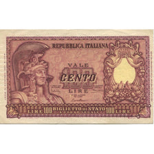 Banknote, Italy, 100 Lire, 1951, 1951-10-24, KM:92a, AU(55-58)