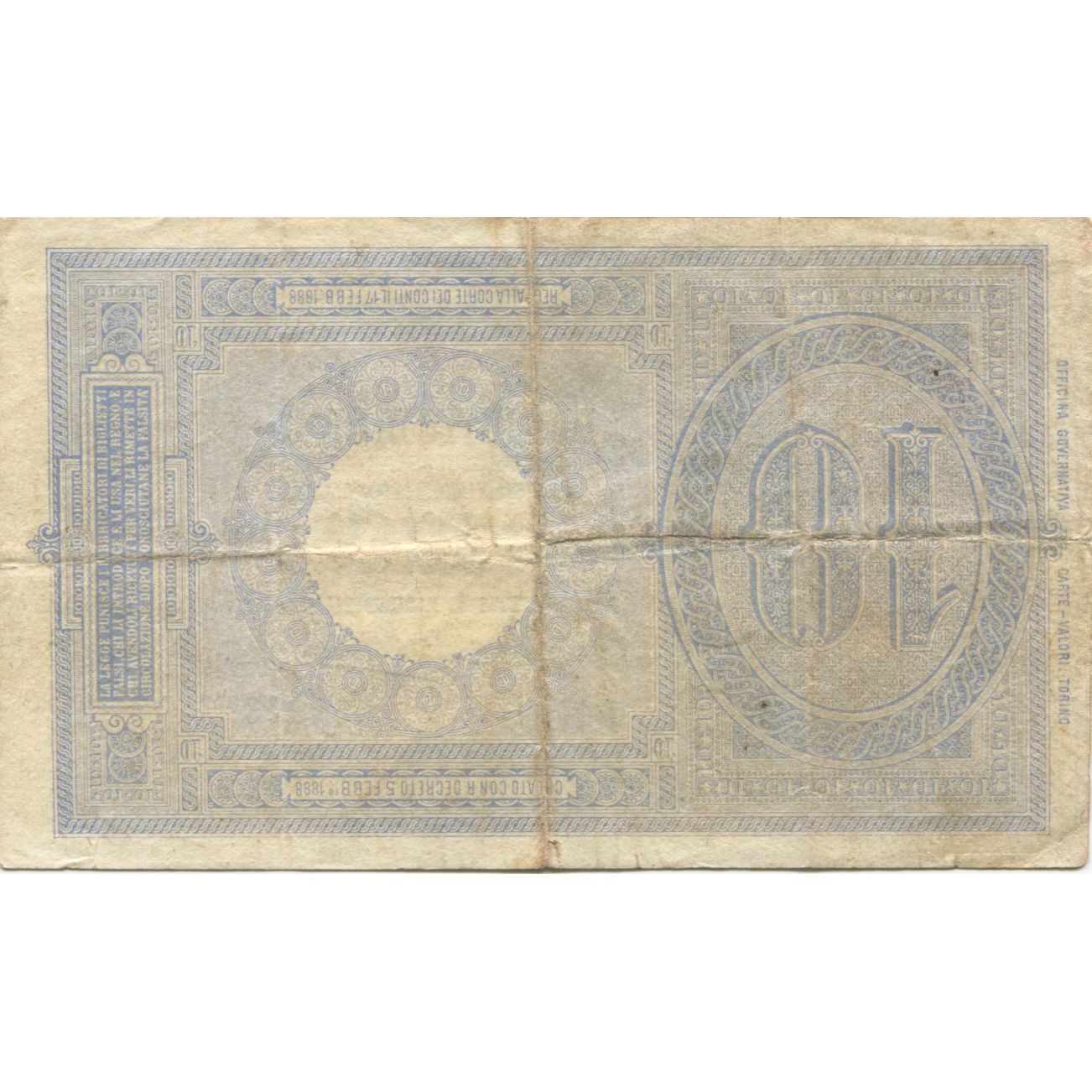 Banknote, Italy, 10 Lire, 1911, KM:20d, VF(20-25)