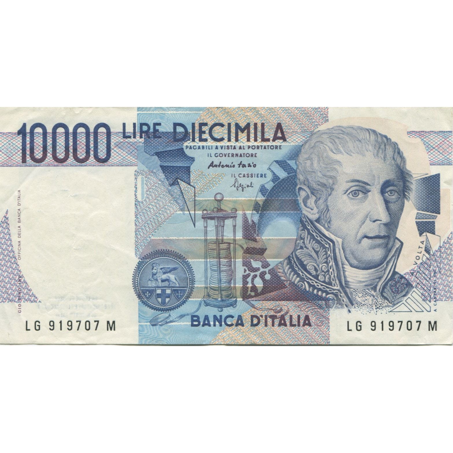Banknot, Włochy, 10,000 Lire, 1984, 1984-09-03, KM:112c, AU(55-58)