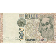 Biljet, Italië, 1000 Lire, 1982, KM:109b, SPL
