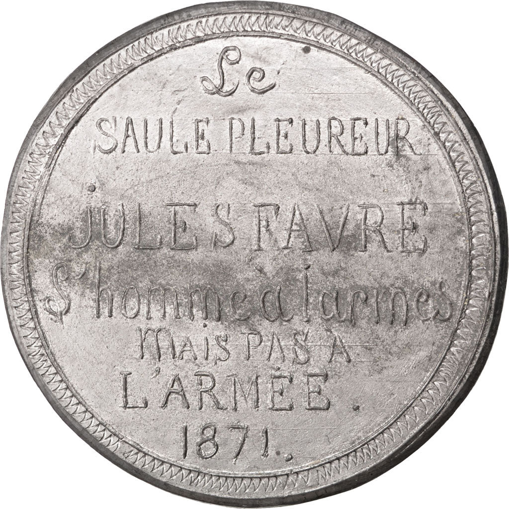 France, Medal, Government of National Defense, Politics, Society, War, 1871
