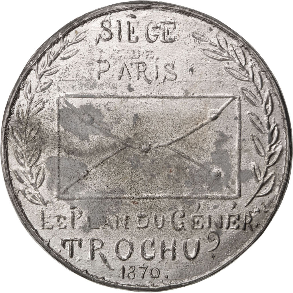 France, Medal, Government of National Defense, Politics, Society, War, 1871