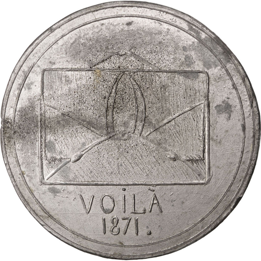 France, Medal, Government of National Defense, Politics, Society, War, 1871
