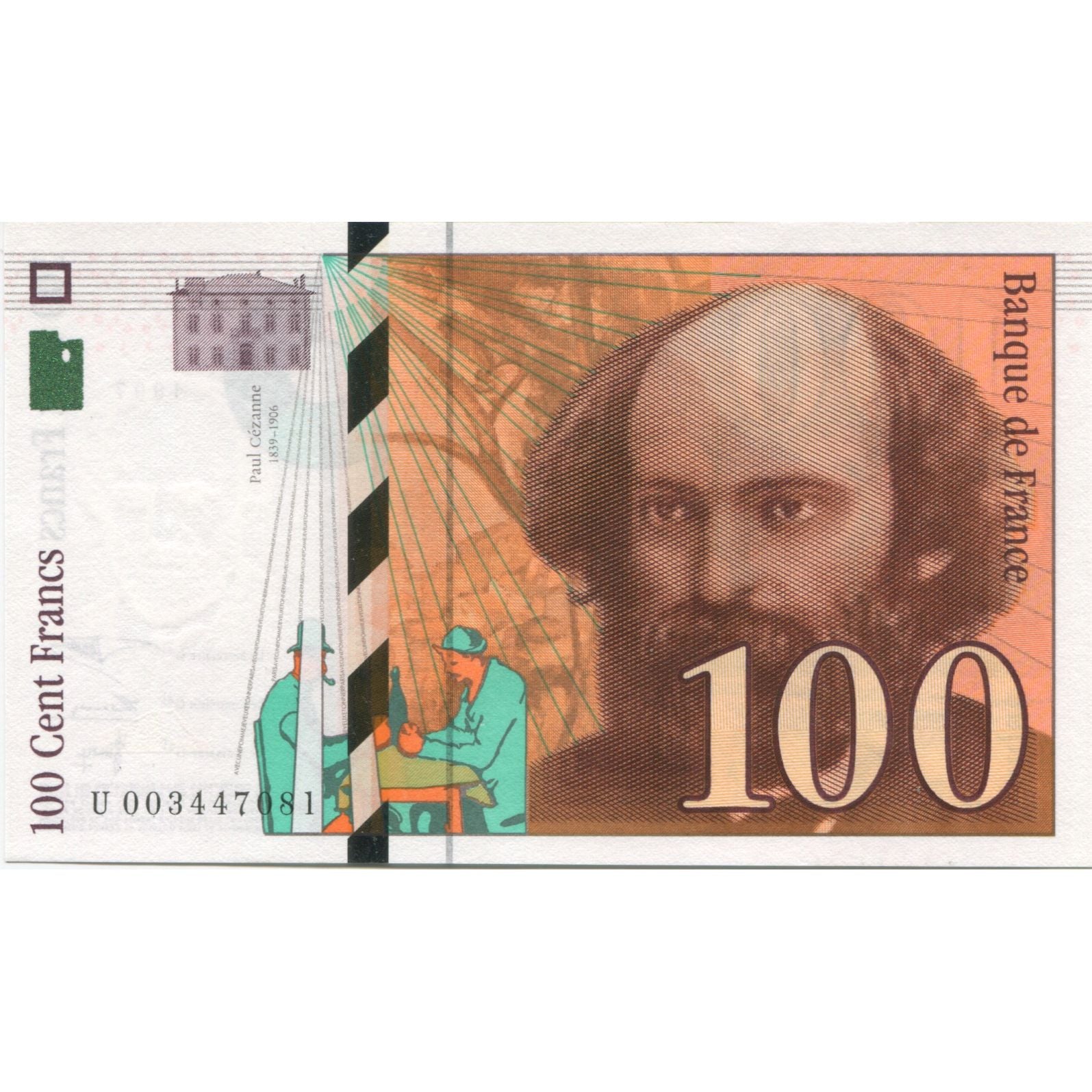 Francia, 100 Francs, Cézanne, 1997, FDS, Fayette:74.1, KM:158a