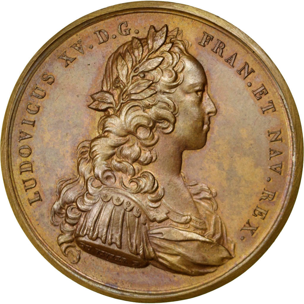 Louis XV, Médaille, Construction du fort de Briançon
