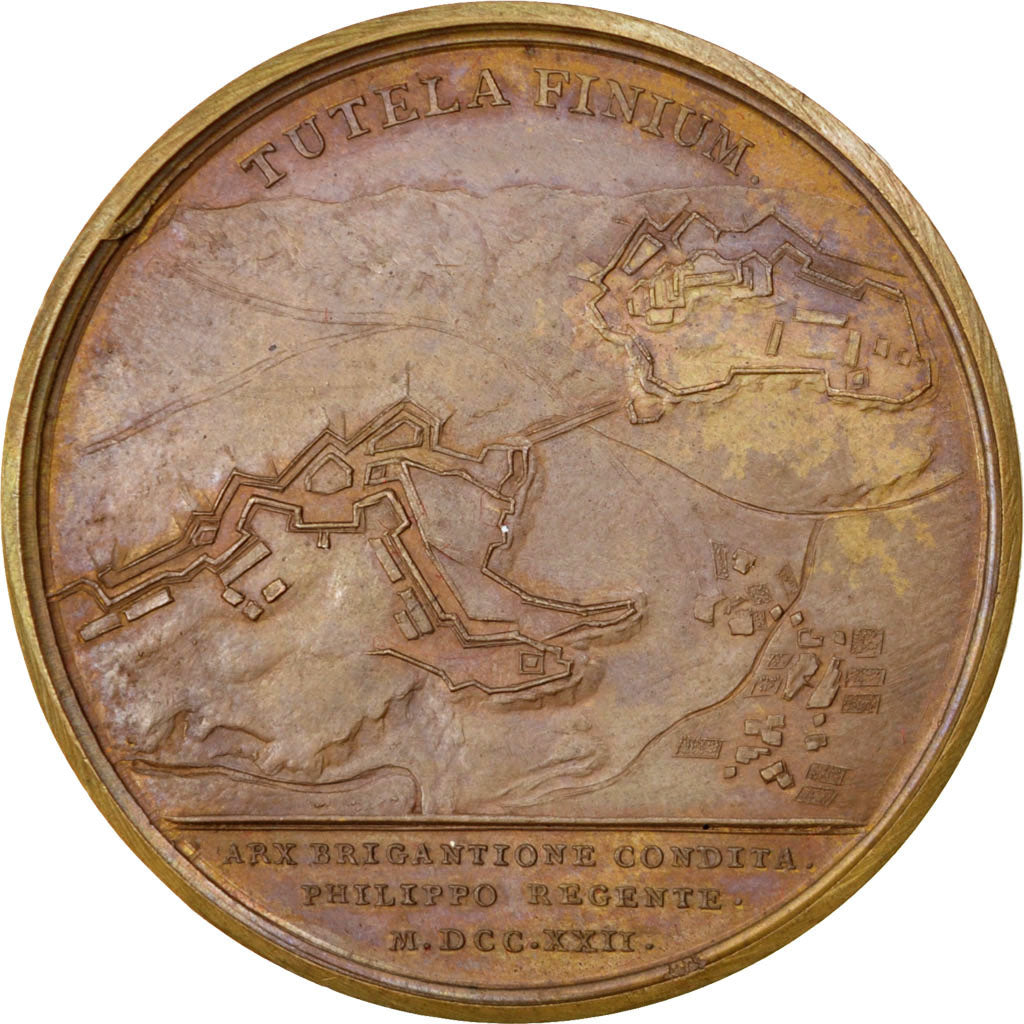 Louis XV, Médaille, Construction du fort de Briançon