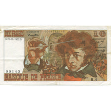 Francia, 10 Francs, Berlioz, 1972, 1972-11-23, SPL-, Fayette:63.1, KM:150a