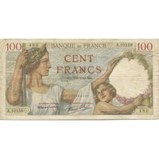 Francia, 100 Francs, Sully, 1940, 1940-05-02, BC, Fayette:26.28, KM:94