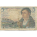 France, 5 Francs, Berger, 1945, 1945-04-05, AG(1-3), Fayette:05.06, KM:98a