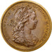 Francja, Medal, Ludwik XV, Polityka, społeczeństwo, wojna, 1718, Duvivier