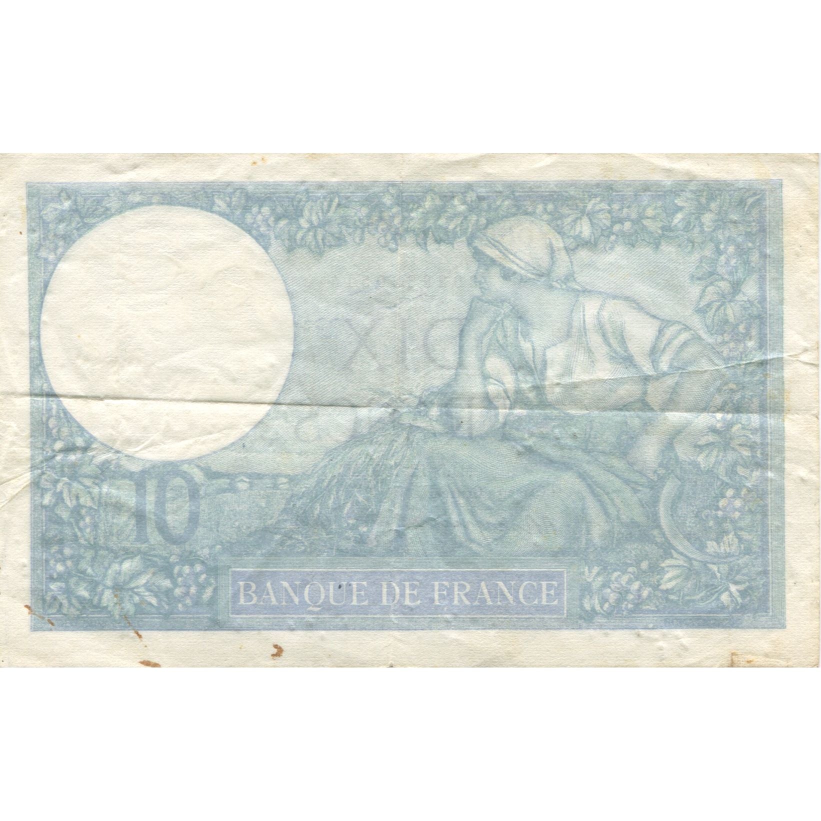 Frankrijk, 10 Francs, Minerve, 1940, 1940-12-05, TB, Fayette:07.23, KM:84