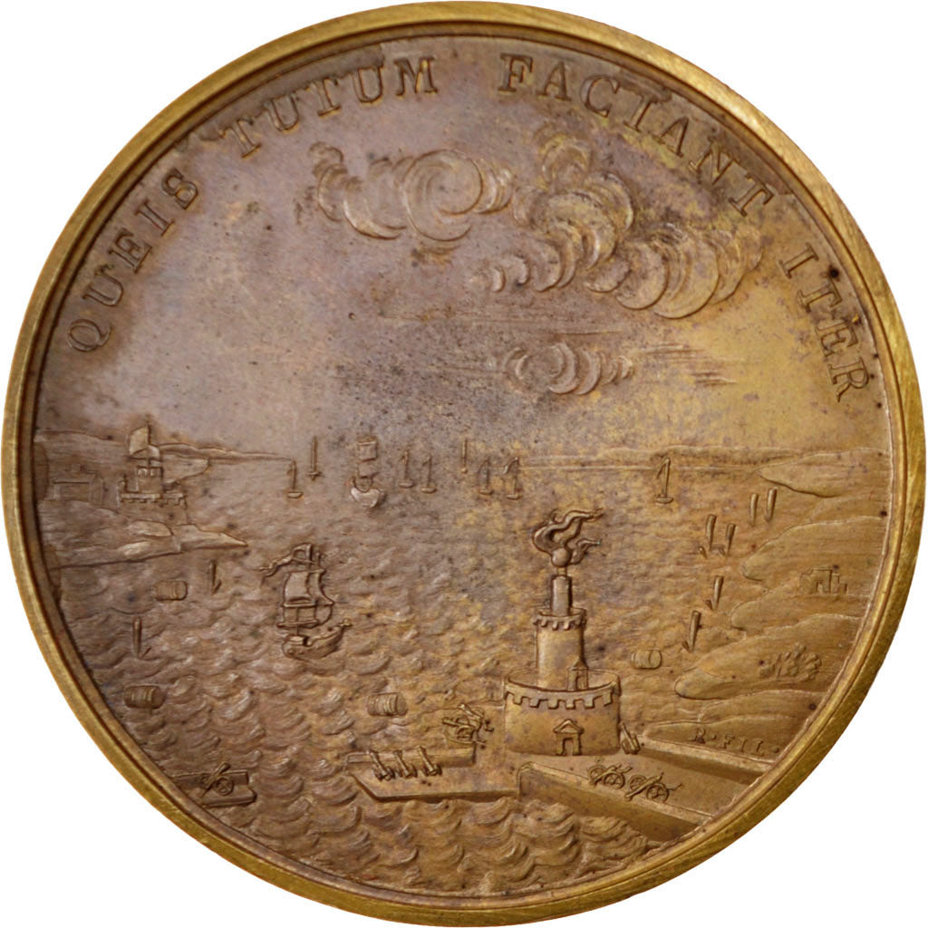 Francia, Medal, Louis XV, Politics, Society, War, 1721, Duvivier, SPL-, Rame,...