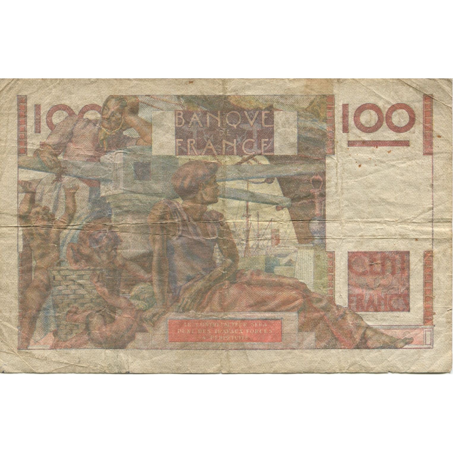 Frankrijk, 100 Francs, Jeune Paysan, 1952, 1952-10-02, AB, Fayette:28.34