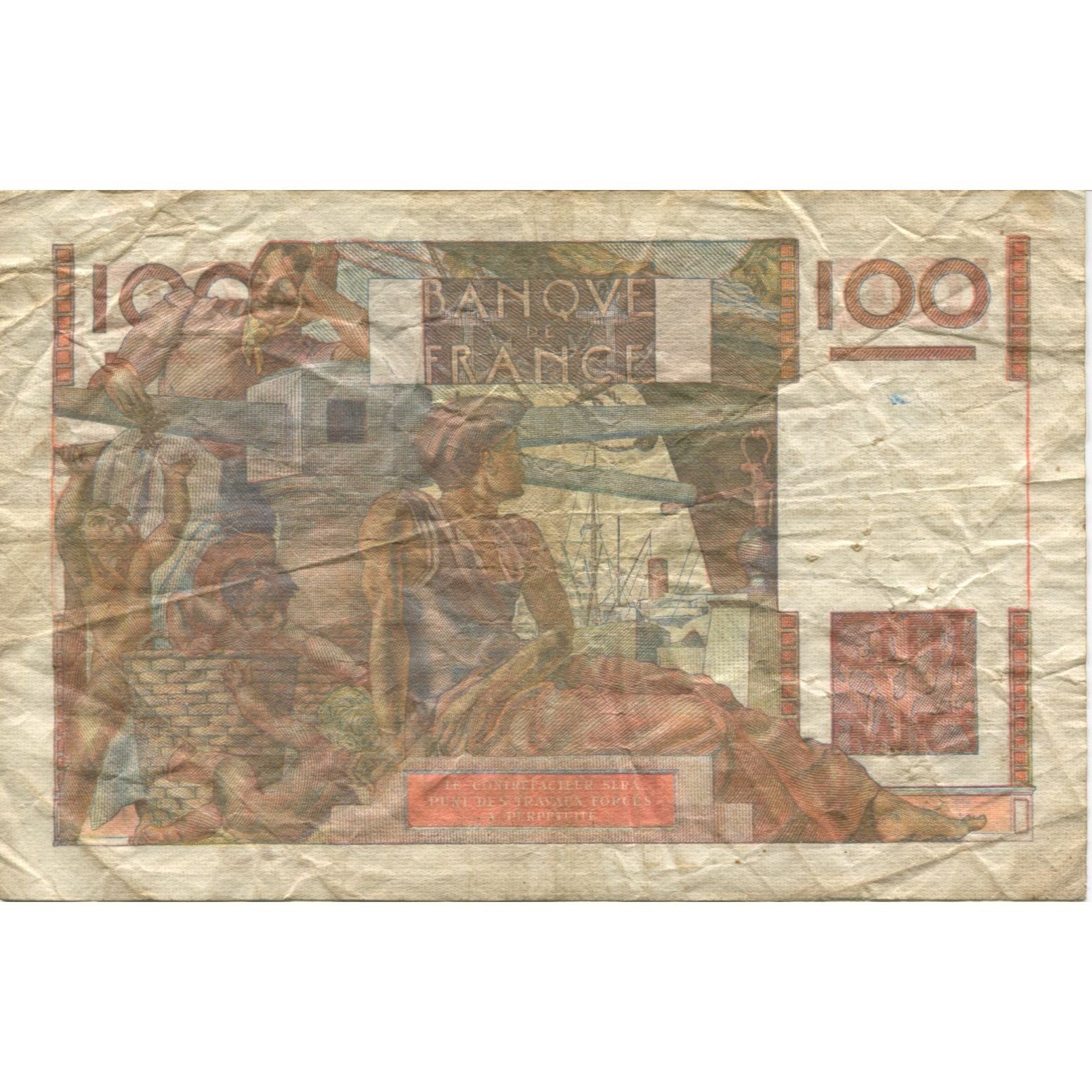 Francia, 100 Francs, Jeune Paysan, 1953, 1953-12-03, RC, Fayette:28.40, KM:128d