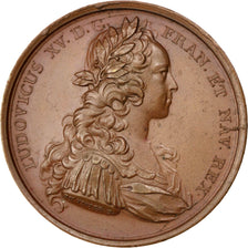 Louis XV, Médaille, Majorité du Roi