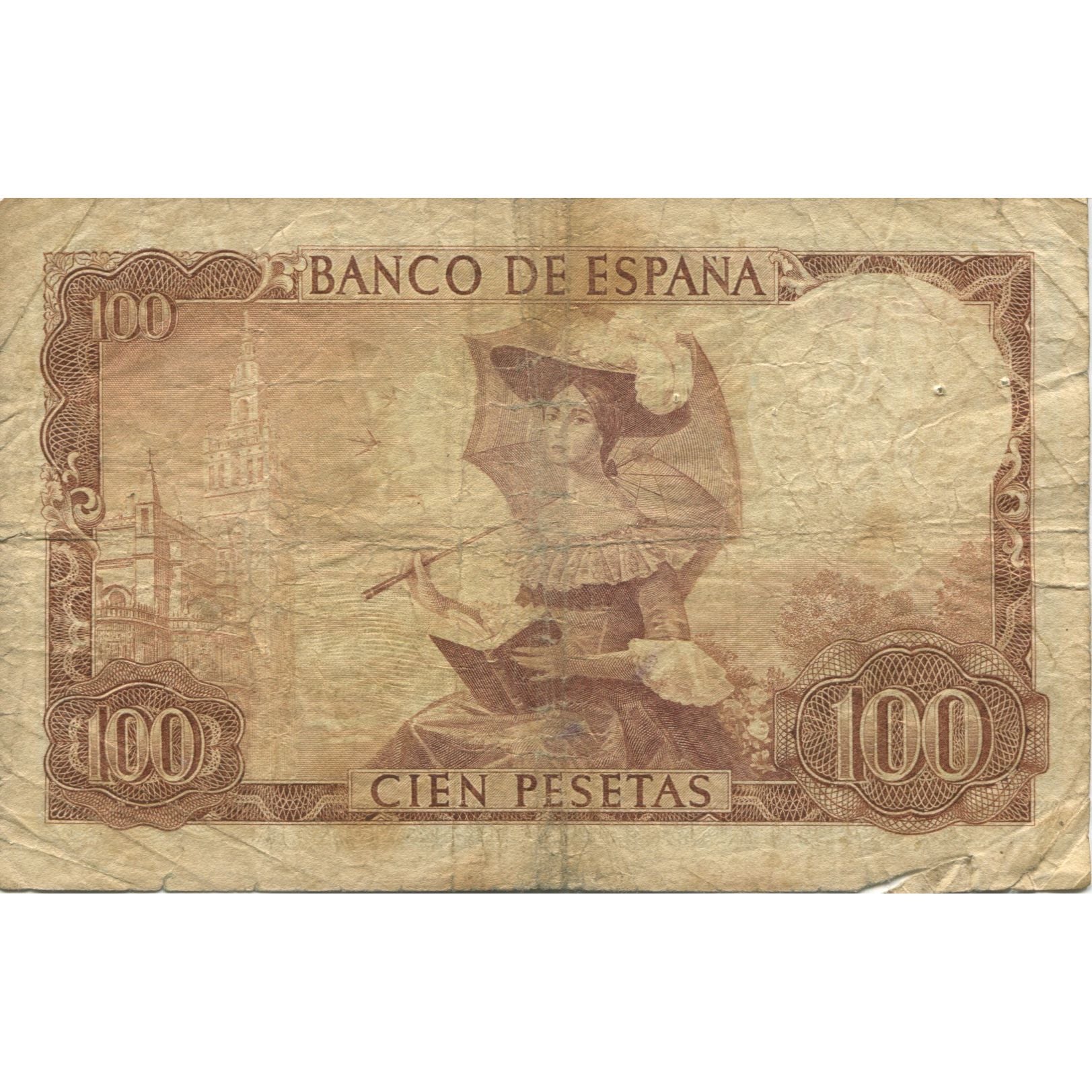 Billet, Espagne, 100 Pesetas, 1965, 1965-11-19, KM:150, AB