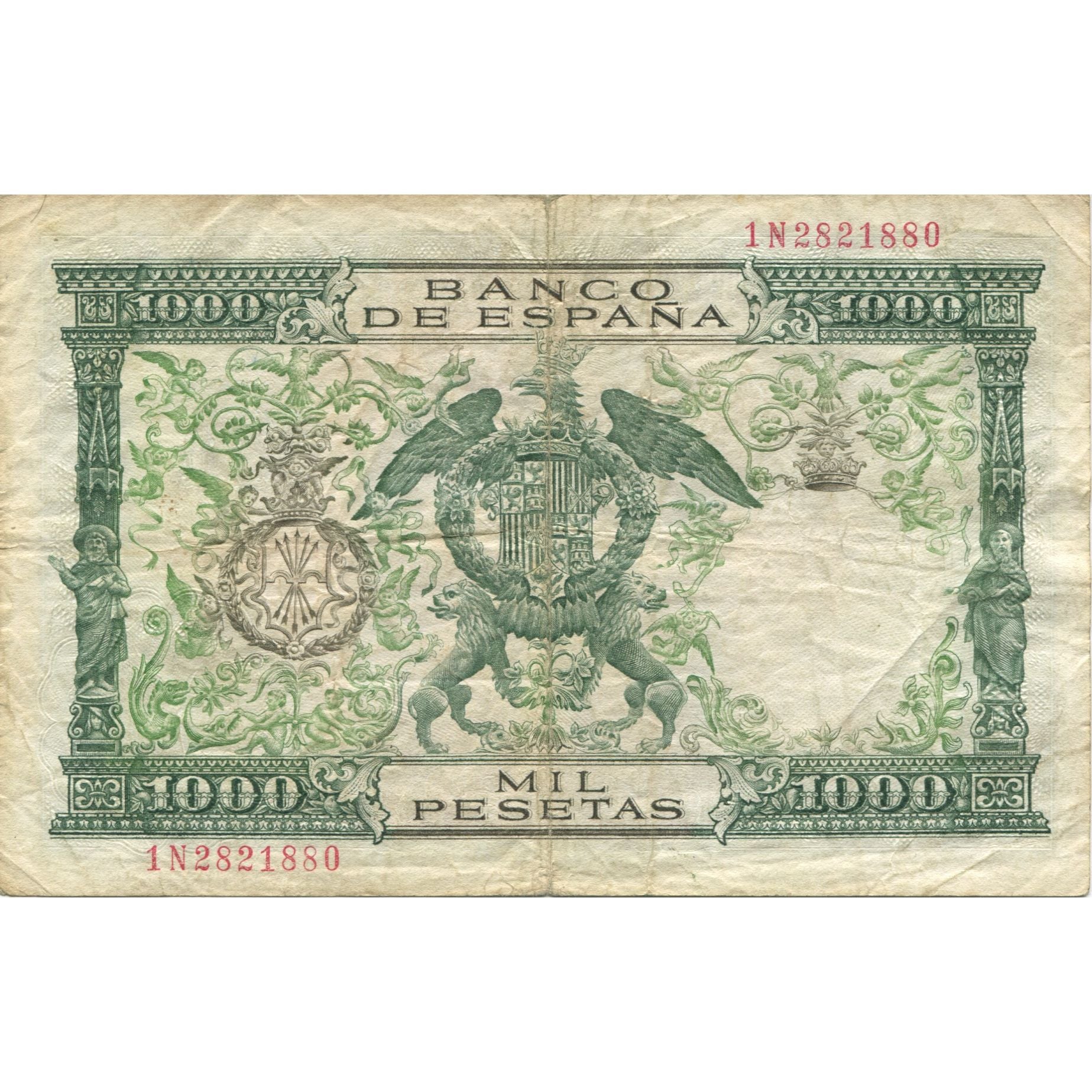 Banknote, Spain, 1000 Pesetas, 1957, 1957-11-29, KM:149a, F(12-15)