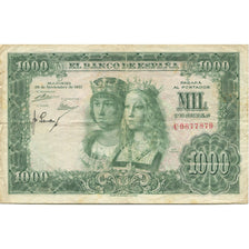 Billet, Espagne, 1000 Pesetas, 1957, 1957-11-29, KM:149a, B+