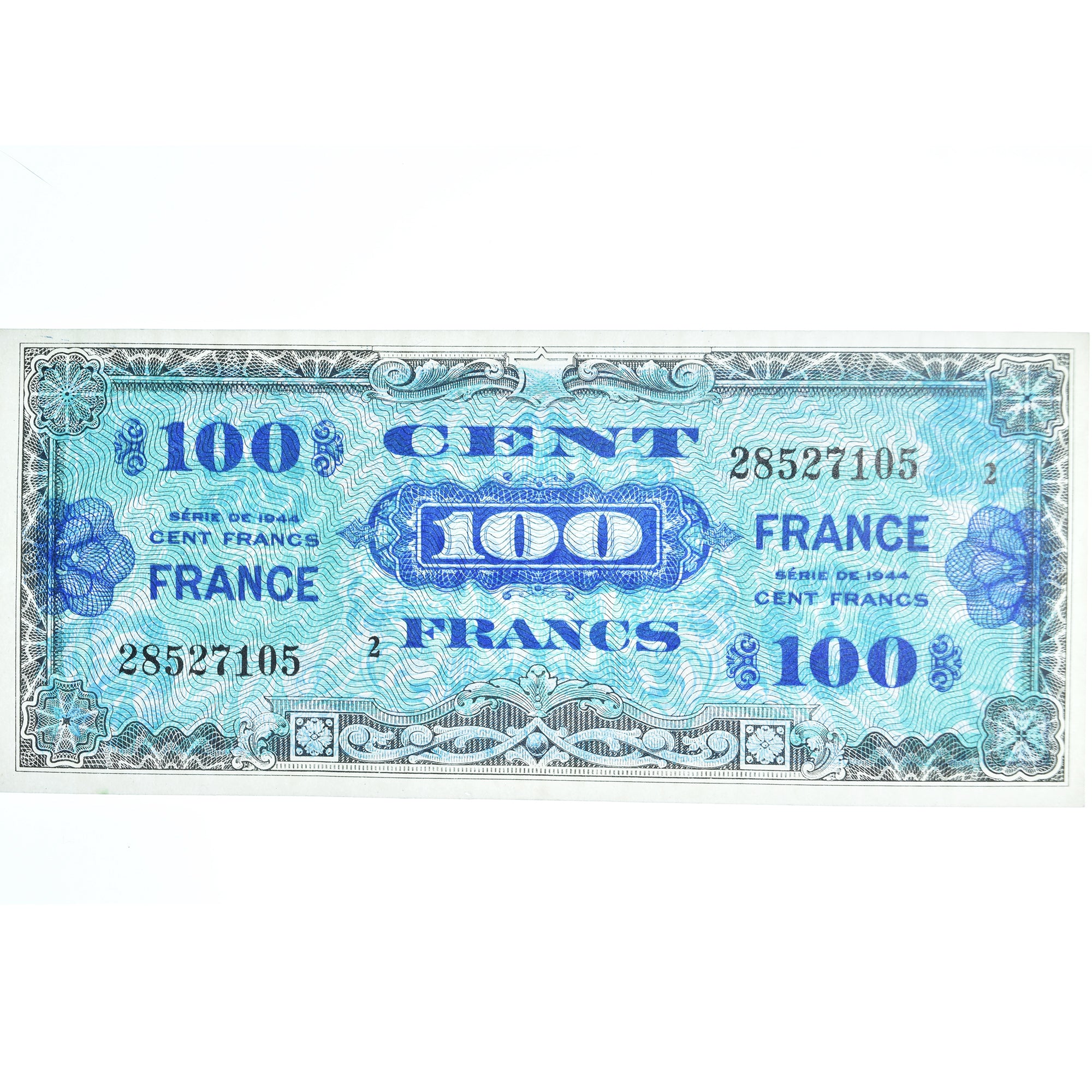 France, 100 Francs, 1944, UNC(60-62), Fayette:VF25.02, KM:123b