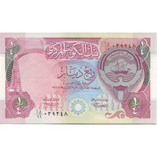 Banknote, Kuwait, 1/4 Dinar, KM:17, UNC(65-70)