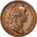 FRANCE, Politics, Society, War, Louis XV, Medal, 1753, AU(55-58), Duvivier,...