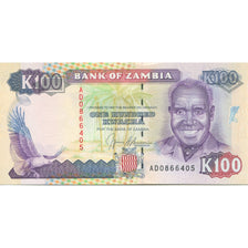 Banknote, Zambia, 100 Kwacha, Undated (1980-88), KM:34a, UNC(65-70)