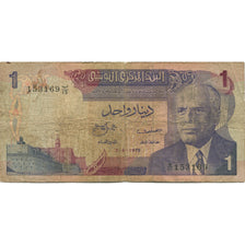 Geldschein, Tunesien, 1 Dinar, 1972, 1972-08-03, KM:67a, S