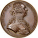 France, Medal, Louis XIV, Politics, Society, War, 1738, Duvivier, SUP+, Bronze
