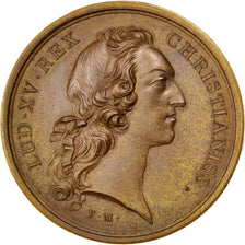 Louis XV, Médaille, Achèvement du portique de l'église Saint-Etienne à Metz
