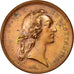Francia, Medal, Louis XV, Politics, Society, War, 1744, SPL-, Bronzo, Divo:121.