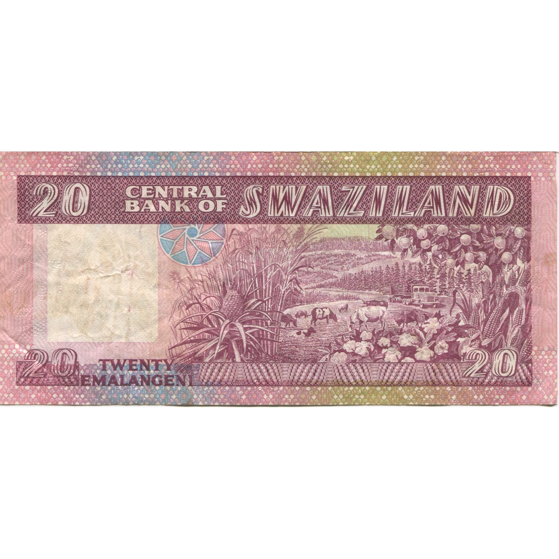 Banknote, Swaziland, 20 Emalangeni, undated (1981), Undated (1981), KM:7a